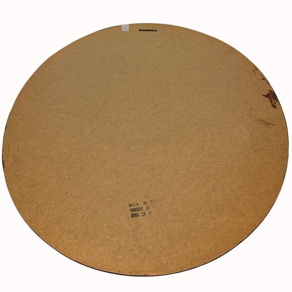 Oval Gold Wall Mirror VTG Ornate Decorative Vanity Hollywood Regency Home Decor - Picture 5 of 16